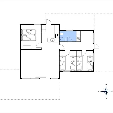 3692 - Bugten 14 Ferienhaus Neksø